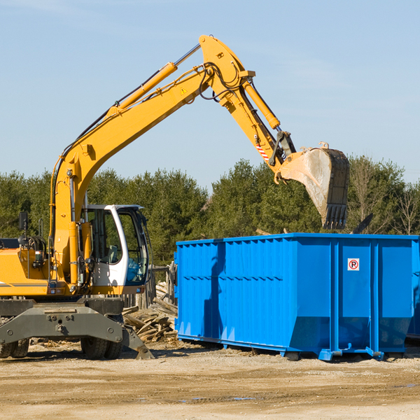 how does a residential dumpster rental service work in Canon